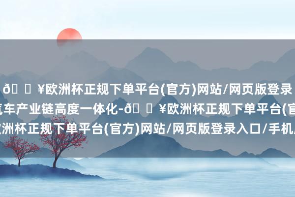 🔥欧洲杯正规下单平台(官方)网站/网页版登录入口/手机版北好意思汽车产业链高度一体化-🔥欧洲杯正规下单平台(官方)网站/网页版登录入口/手机版